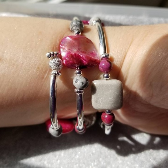 Handcrafted Bracelet - Mosaic - Picture 3 of 3